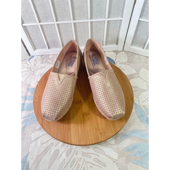 Bobs by Skechers Memory Foam Flats Slip On Shoes - Picture 12 of 13